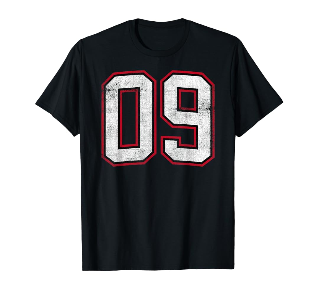 Amazon.com: Number Nine 9 T-Shirt : Clothing, Shoes & Jewelry